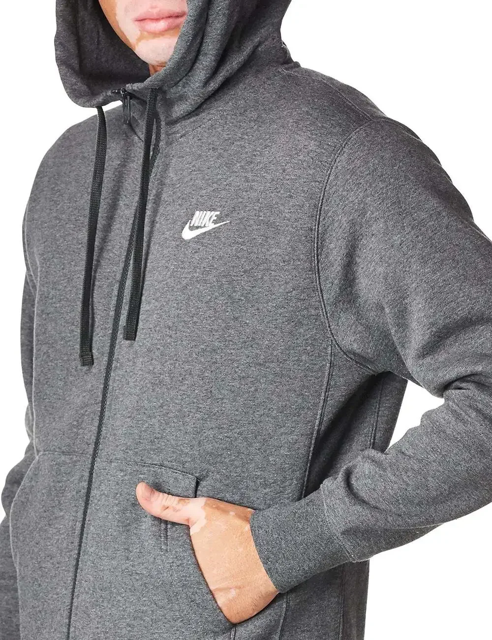 Nike Sportswear Club Fleece Full-Zip Hoodie Size Medium